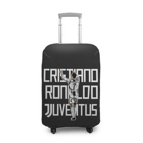 Чехол для чемодана 3D с принтом Cristiano Ronaldo. Juventus в Санкт-Петербурге, 86% полиэфир, 14% спандекс | двустороннее нанесение принта, прорези для ручек и колес | 7 | champion | cr7 | cristiano | footballer | forward | juventus | portugal | ronaldo | крис | криштиану | португалия | реал | рон | роналду | ронни | форвард | футболист | чемпион | ювентус