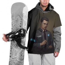 Накидка на куртку 3D с принтом Connor в Санкт-Петербурге, 100% полиэстер |  | 2038 | become | connor | dbh | detroit | gamer | human | kara | андроид | девиант | детройт | кара | квест | коннор | маркус