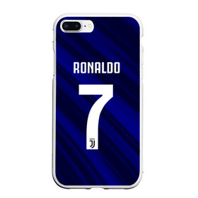 Чехол для iPhone 7Plus/8 Plus матовый с принтом RONALDO JUVE SPORT в Санкт-Петербурге, Силикон | Область печати: задняя сторона чехла, без боковых панелей | cr7 | fc | клуб | криштиану роналду | роналдо | фк | ювентус