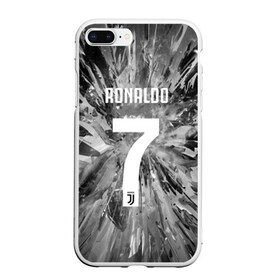 Чехол для iPhone 7Plus/8 Plus матовый с принтом RONALDO JUVE SPORT в Санкт-Петербурге, Силикон | Область печати: задняя сторона чехла, без боковых панелей | cr7 | fc | клуб | криштиану роналду | роналдо | фк | ювентус