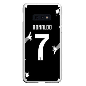 Чехол для Samsung S10E с принтом RONALDO JUVE SPORT в Санкт-Петербурге, Силикон | Область печати: задняя сторона чехла, без боковых панелей | cr7 | fc | football | ronaldo | sport | криштиану роналду | роналдо | фк | форма | футбольный клуб | ювентус