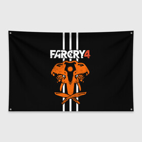 Флаг-баннер с принтом Far Cry 4 в Санкт-Петербурге, 100% полиэстер | размер 67 х 109 см, плотность ткани — 95 г/м2; по краям флага есть четыре люверса для крепления | action | far cry 4 | армия | гималаи | гирокоптер | мин | мир | открытый | франшиза | ховеркрафт | шутер