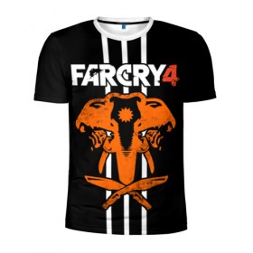 Мужская футболка 3D спортивная с принтом Far Cry 4 в Санкт-Петербурге, 100% полиэстер с улучшенными характеристиками | приталенный силуэт, круглая горловина, широкие плечи, сужается к линии бедра | action | far cry 4 | армия | гималаи | гирокоптер | мин | мир | открытый | франшиза | ховеркрафт | шутер