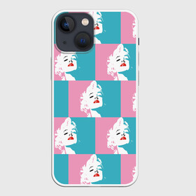 Чехол для iPhone 13 mini с принтом Marilyn Monroe в Санкт-Петербурге,  |  | marilyn monroe | pop art | мэрилин монро | поп арт