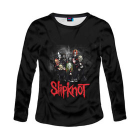 Женский лонгслив 3D с принтом Slipknot в Санкт-Петербурге, 100% полиэстер | длинные рукава, круглый вырез горловины, полуприлегающий силуэт | slipknot | грув | джей вайнберг | кори тейлор | крис фен | крэйг джонс | метал | мик томсон | музыка | ню | петля | рок | сид уилсон | скользящий узел | слайпкнот | слипкнот | слипнот | удавка