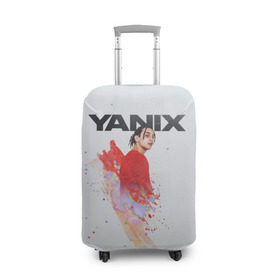 Чехол для чемодана 3D с принтом Yanix в Санкт-Петербурге, 86% полиэфир, 14% спандекс | двустороннее нанесение принта, прорези для ручек и колес | 