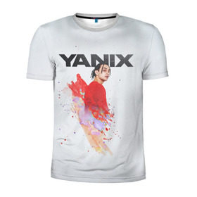Мужская футболка 3D спортивная с принтом Yanix в Санкт-Петербурге, 100% полиэстер с улучшенными характеристиками | приталенный силуэт, круглая горловина, широкие плечи, сужается к линии бедра | 