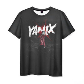 Мужская футболка 3D с принтом YANIX в Санкт-Петербурге, 100% полиэфир | прямой крой, круглый вырез горловины, длина до линии бедер | 