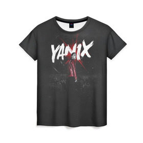 Женская футболка 3D с принтом YANIX в Санкт-Петербурге, 100% полиэфир ( синтетическое хлопкоподобное полотно) | прямой крой, круглый вырез горловины, длина до линии бедер | 