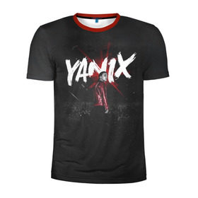 Мужская футболка 3D спортивная с принтом YANIX в Санкт-Петербурге, 100% полиэстер с улучшенными характеристиками | приталенный силуэт, круглая горловина, широкие плечи, сужается к линии бедра | 