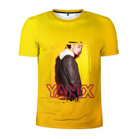 Мужская футболка 3D спортивная с принтом Yanix в Санкт-Петербурге, 100% полиэстер с улучшенными характеристиками | приталенный силуэт, круглая горловина, широкие плечи, сужается к линии бедра | 