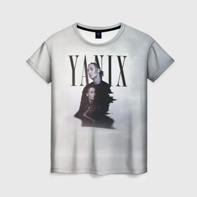 Женская футболка 3D с принтом YANIX в Санкт-Петербурге, 100% полиэфир ( синтетическое хлопкоподобное полотно) | прямой крой, круглый вырез горловины, длина до линии бедер | 