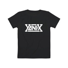 Детская футболка хлопок с принтом Yanix в Санкт-Петербурге, 100% хлопок | круглый вырез горловины, полуприлегающий силуэт, длина до линии бедер | yanix | яникс