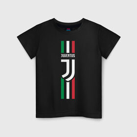Детская футболка хлопок с принтом Juventus Italy в Санкт-Петербурге, 100% хлопок | круглый вырез горловины, полуприлегающий силуэт, длина до линии бедер | cristiano | juve | италия | криштиану | роналдо | роналду | юве | ювентус