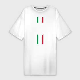 Платье-футболка хлопок с принтом Juventus Italy в Санкт-Петербурге,  |  | cristiano | juve | италия | криштиану | роналдо | роналду | юве | ювентус