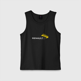 Детская майка хлопок с принтом renault в Санкт-Петербурге,  |  | f 1 | formula 1 | ф 1 | формула 1