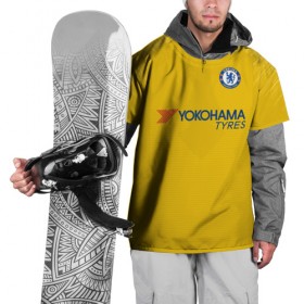 Накидка на куртку 3D с принтом Chelsea away 18-19 в Санкт-Петербурге, 100% полиэстер |  | Тематика изображения на принте: 
