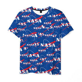 Мужская футболка 3D с принтом NASA pop art в Санкт-Петербурге, 100% полиэфир | прямой крой, круглый вырез горловины, длина до линии бедер | Тематика изображения на принте: shuttle | space | аполлон | галактика | джемини | космонав | космос | наса | скайлэб | сша | шаттл nasa