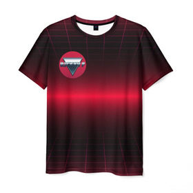 Мужская футболка 3D с принтом Rickey F Digital RED в Санкт-Петербурге, 100% полиэфир | прямой крой, круглый вырез горловины, длина до линии бедер | rickey f | рики ф | рики эф