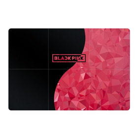Магнитный плакат 3Х2 с принтом BLACKPINK в Санкт-Петербурге, Полимерный материал с магнитным слоем | 6 деталей размером 9*9 см | Тематика изображения на принте: black  pink | blackpink | jennie | jisoo | k pop | lalisa | группа | инь янь | к поп | корейская группа | розовый | черный
