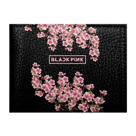 Обложка для студенческого билета с принтом BlackPink sakura в Санкт-Петербурге, натуральная кожа | Размер: 11*8 см; Печать на всей внешней стороне | black  pink | blackpink | jennie | jisoo | k pop | lalisa | sakura | группа | к поп | корейская группа | розовый | сакура | черный