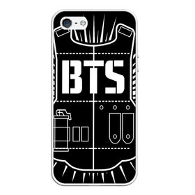 Чехол для iPhone 5/5S матовый с принтом BTS ARMY в Санкт-Петербурге, Силикон | Область печати: задняя сторона чехла, без боковых панелей | bts | j hope | jimin | jin | jungkook | k pop | rap monster | rapmon | suga | v | бтс | группа | корея