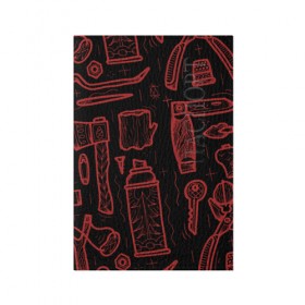 Обложка для паспорта матовая кожа с принтом Инструменты в Санкт-Петербурге, натуральная матовая кожа | размер 19,3 х 13,7 см; прозрачные пластиковые крепления | old school | taknado | urban | граффити | илюстратор | сибирь | стрит арт | тату