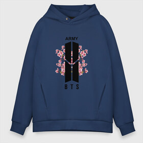 Мужское худи Oversize хлопок с принтом BTS ARMY в Санкт-Петербурге, френч-терри — 70% хлопок, 30% полиэстер. Мягкий теплый начес внутри —100% хлопок | боковые карманы, эластичные манжеты и нижняя кромка, капюшон на магнитной кнопке | bts | bts army | j hope | jimin | jin | jungkook | k pop | rap monster | rapmon | suga | v | бтс | группа | корея