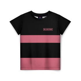 Детская футболка 3D с принтом BlackPink 95 JISOO в Санкт-Петербурге, 100% гипоаллергенный полиэфир | прямой крой, круглый вырез горловины, длина до линии бедер, чуть спущенное плечо, ткань немного тянется | 95 jisoo | black  pink | blackpink | jennie | jisoo | k pop | lalisa | группа | к поп | корейская группа | розовый | черный