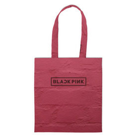 Сумка 3D повседневная с принтом BlackPink wall в Санкт-Петербурге, 100% полиэстер | Плотность: 200 г/м2; Размер: 34×35 см; Высота лямок: 30 см | black  pink | blackpink | jennie | jisoo | k pop | lalisa | группа | к поп | корейская группа | розовый | черный