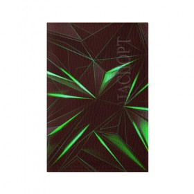 Обложка для паспорта матовая кожа с принтом STRIPES GREEN 3D в Санкт-Петербурге, натуральная матовая кожа | размер 19,3 х 13,7 см; прозрачные пластиковые крепления | Тематика изображения на принте: abstract | geometry | абстракция | геометрия | градиент | линии