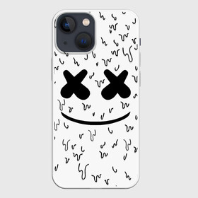 Чехол для iPhone 13 mini с принтом MARSHMELLO в Санкт-Петербурге,  |  | dj | marshmello | usa | америка | клубная музыка | маршмелло | музыка | музыкант