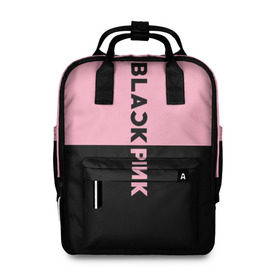 Женский рюкзак 3D с принтом BlackPink в Санкт-Петербурге, 100% полиэстер | лямки с регулируемой длиной, сверху ручки, чтобы рюкзак нести как сумку. Основное отделение закрывается на молнию, как и внешний карман. Внутри два дополнительных кармана, один из которых закрывается на молнию. По бокам два дополнительных кармашка, куда поместится маленькая бутылочка
 | black  pink | blackpink | jennie | jisoo | k pop | lalisa | группа | к поп | корейская группа | розовый | черный