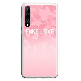 Чехол для Honor P30 с принтом BTS FAKE LOVE в Санкт-Петербурге, Силикон | Область печати: задняя сторона чехла, без боковых панелей | bts | bts army | j hope | jimin | jin | jungkook | k pop | rap monster | rapmon | suga | v | бтс | группа | корея