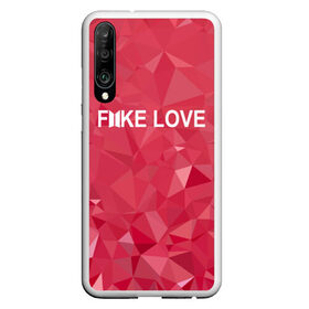 Чехол для Honor P30 с принтом BTS FAKE LOVE в Санкт-Петербурге, Силикон | Область печати: задняя сторона чехла, без боковых панелей | bts | bts army | j hope | jimin | jin | jungkook | k pop | rap monster | rapmon | suga | v | бтс | группа | корея