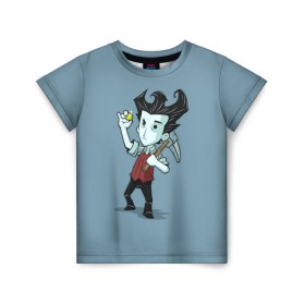 Детская футболка 3D с принтом Don`t Starve (4) в Санкт-Петербурге, 100% гипоаллергенный полиэфир | прямой крой, круглый вырез горловины, длина до линии бедер, чуть спущенное плечо, ткань немного тянется | action adventure | dont starve | game | starve