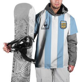 Накидка на куртку 3D с принтом Марадона Аргентина ретро в Санкт-Петербурге, 100% полиэстер |  | maradona | аргентина | марадона | ретро