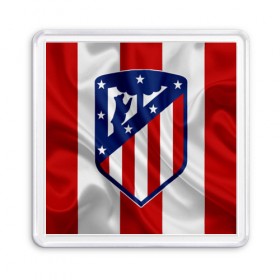 Магнит 55*55 с принтом ATLETICO MADRID в Санкт-Петербурге, Пластик | Размер: 65*65 мм; Размер печати: 55*55 мм | atletico madrid | fc | football | football club | sport | атлетико мадрид | мадрид | спорт | спортивные | униформа | фирменные цвета | фк | футбол | футбольный клуб