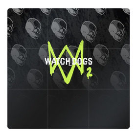 Магнитный плакат 3Х3 с принтом WATCH DOGS 2 в Санкт-Петербурге, Полимерный материал с магнитным слоем | 9 деталей размером 9*9 см | action | ct os | fox | gamer | hacker | player | watch dogs | watch dogs 2 | знак лиса | хакер
