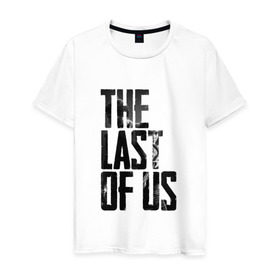 Мужская футболка хлопок с принтом THE LAST OF US в Санкт-Петербурге, 100% хлопок | прямой крой, круглый вырез горловины, длина до линии бедер, слегка спущенное плечо. | 