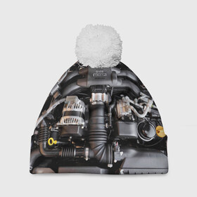Шапка 3D c помпоном с принтом Engine в Санкт-Петербурге, 100% полиэстер | универсальный размер, печать по всей поверхности изделия | brz | car | drift | engine | gt86 | japan | racers | subaru | toyota | автомобиль | гонки | двигатель | машина | мотор | япония