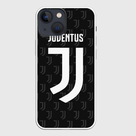 Чехол для iPhone 13 mini с принтом Juventus FC Pattern в Санкт-Петербурге,  |  | juventus | pattern | паттерн | форма | футбольная | юва | ювентус