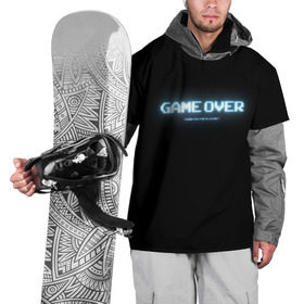 Накидка на куртку 3D с принтом Game Over в Санкт-Петербурге, 100% полиэстер |  | Тематика изображения на принте: 