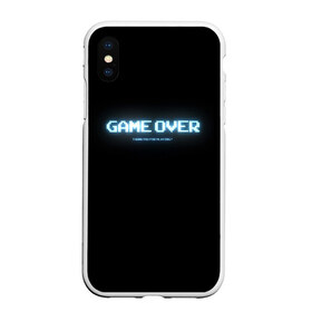 Чехол для iPhone XS Max матовый с принтом Game Over в Санкт-Петербурге, Силикон | Область печати: задняя сторона чехла, без боковых панелей | 