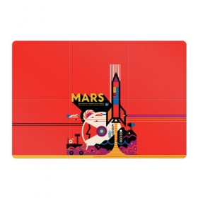 Магнитный плакат 3Х2 с принтом Mars NASA в Санкт-Петербурге, Полимерный материал с магнитным слоем | 6 деталей размером 9*9 см | 