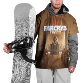 Накидка на куртку 3D с принтом Far Cry 5 в Санкт-Петербурге, 100% полиэстер |  | Тематика изображения на принте: 
