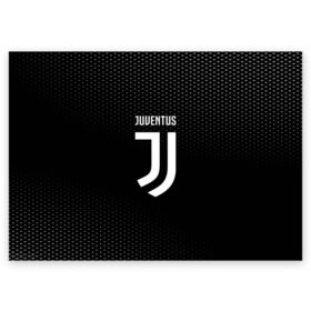 Поздравительная открытка с принтом Juventus в Санкт-Петербурге, 100% бумага | плотность бумаги 280 г/м2, матовая, на обратной стороне линовка и место для марки
 | championship | fc | football | juventus | soccer | sport | одежда | спорт | спортивный | униформа | футбол | футбольный клуб | чемпионат | ювентус