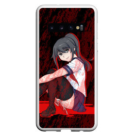 Чехол для Samsung Galaxy S10 с принтом YANDERE в Санкт-Петербурге, Силикон | Область печати: задняя сторона чехла, без боковых панелей | ahegao | anime | kawai | kowai | otaku | senpai | sugoi | waifu | weeaboo | yandere | аниме | ахегао | вайфу | виабу | каваи | ковай | культура | отаку | сенпай | сугои | тренд | яндере