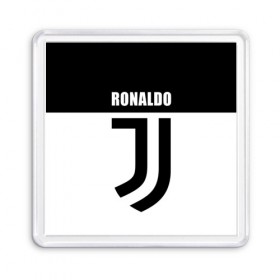 Магнит 55*55 с принтом Ronaldo Juventus в Санкт-Петербурге, Пластик | Размер: 65*65 мм; Размер печати: 55*55 мм | Тематика изображения на принте: cr7 | cristiano ronaldo | football | juventus | криштиану роналду | роналдо | роналду | ювентус