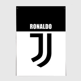 Постер с принтом Ronaldo Juventus в Санкт-Петербурге, 100% бумага
 | бумага, плотность 150 мг. Матовая, но за счет высокого коэффициента гладкости имеет небольшой блеск и дает на свету блики, но в отличии от глянцевой бумаги не покрыта лаком | cr7 | cristiano ronaldo | football | juventus | криштиану роналду | роналдо | роналду | ювентус